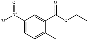 2-METHYL-5-NITROBENZOIC ACID ETHYL ESTER Struktur