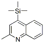 Quinoline, 2-methyl-4-(trimethylsilyl)- (9CI) Struktur