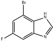 4-BROMO-6-FLUORO-1H-BENZO[D]IMIDAZOLE Struktur