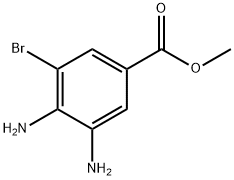 Methyl 3,4-diaMino-5-broMobenzoate Struktur