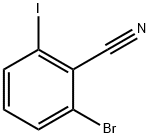 2-Bromo-6-iodobenzonitrile Struktur