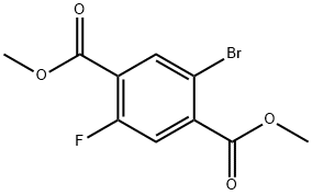 DiMethyl 2-broMo-5-Fluoroterephthalic acid Structure