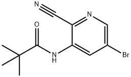 N-(5-Bromo-2-cyanopyridin-3-yl)pivalamide Struktur