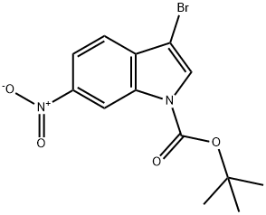 N-Boc-3-bromo-6-nitroindole Struktur