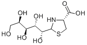 2-(D-GALACTO-PENTYLHYDROXYPENTYL)-4(R)-1,3-THIAZOLIDINE-4-CARBOXYLIC ACID Struktur