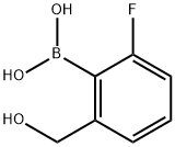 2-Fluoro-6-(hydroxymethyl)phenylboronic acid Struktur