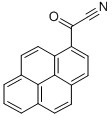 pyrene-1-carbonylcyanide Struktur