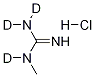 N-Methylguanidine-d3Hydrochloride Struktur