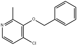 3-Benzyloxy-4-chloro-2-Methyl-pyridine Struktur