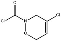 2H-1,2-Oxazine-2-carbonyl chloride, 4-chloro-3,6-dihydro- (9CI) Struktur