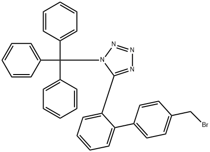 5-(4'-Bromomethyl-1,1'-biphenyl-2-yl)-1-triphenylmethyl-1H-tetrazole