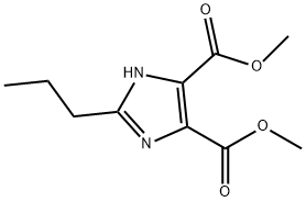 2-丙基-4,5-咪唑二羧酸二甲酯, 124750-59-0, 結(jié)構(gòu)式