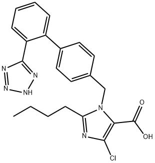 Losartan carboxylic acid Struktur