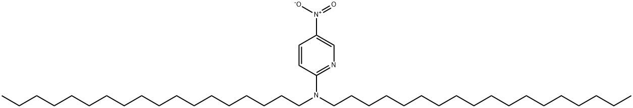 2-N,N-bis(octadecyl)amino-5-nitropyridine Struktur