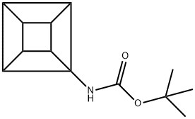 Carbamic acid, pentacyclo[4.2.0.02,5.03,8.04,7]octyl-, 1,1-dimethylethyl ester Struktur