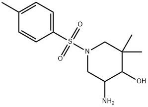 4-Piperidinol, 5-aMino-3,3-diMethyl-1-[(4-Methylphenyl)sulfonyl]- Struktur