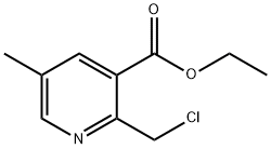 2-ChloroMethyl-5-Methyl-nicotinic acid ethyl ester Struktur