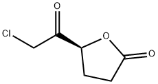 2(3H)-Furanone, 5-(chloroacetyl)dihydro-, (S)- (9CI) Struktur