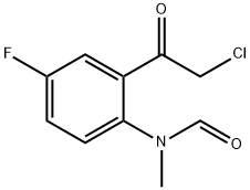 Formamide,  N-[2-(chloroacetyl)-4-fluorophenyl]-N-methyl-  (9CI) Struktur