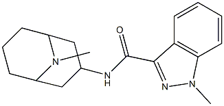 9-Azabicyclo[3.3.1]nonane, 1H-indazole-3-carboxamide deriv. Struktur