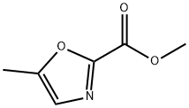 2-Oxazolecarboxylic acid, 5-methyl-， methyl ester Struktur