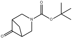 3-Boc-6-oxo-3-aza-bicyclo[3.1.1]heptane Struktur