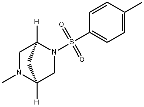 2-Methyl-5-tosyl-2,5-diaza-bicyclo[2.2.1]heptane Struktur