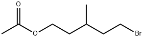 5-Bromo-3-methylpentyl acetate Struktur