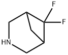 6,6-Difluoro-3-azabicyclo[3.1.1]heptane Struktur