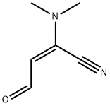 2-Butenenitrile,2-(dimethylamino)-4-oxo-,(E)-(9CI) Struktur