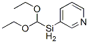 Pyridine, 3-(diethoxymethylsilyl)- (9CI) Struktur