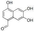 1-Naphthalenecarboxaldehyde, 4,6,7-trihydroxy- (9CI) Struktur