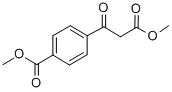 METHYL 4-METHOXYCARBONYLBENZOYLACETATE Struktur