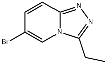 6-bromo-3-ethyl-[1,2,4]triazolo[4,3-a]pyridine Struktur