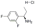 (R)-1-(2,4-DIFLUOROPHENYL)PROPAN-1-AMINE-HCl Struktur