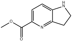 1H-Pyrrolo[3,2-b]pyridine-5-carboxylic acid, 2,3-dihydro-, Methyl ester Struktur