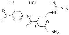 GLY-ARG P-NITROANILIDE DIHYDROCHLORIDE Struktur