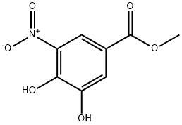 Benzoic acid, 3,4-dihydroxy-5-nitro-, methyl ester Struktur