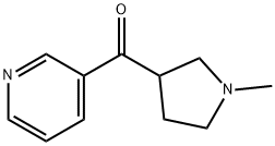 (R,S)-1-Methyl-3-nicotinoylpyrrolidine Struktur