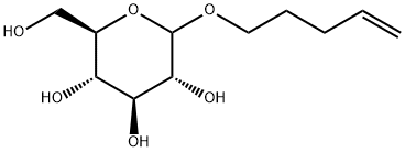 PENT-4-ENYL-D-GLUCOPYRANOSIDE Struktur