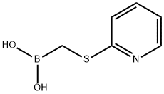 (Pyridin-2-ylthio)methylboronic acid Struktur