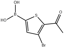 5-Acetyl-4-bromothiophen-2-boronic acid Struktur