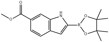 6-Methoxycarbonylindole-2-boronic acid pinacol ester