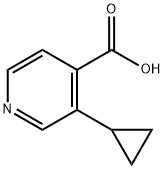 3-cyclopropylisonicotinic acid Struktur