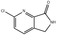 7H-Pyrrolo[3,4-b]pyridin-7-one, 2-chloro-5,6-dihydro- Struktur