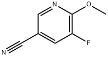 5-cyano-3-fluoro-2-methoxypyridine Struktur