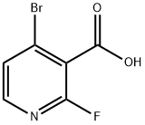 4-broMo-2-fluoropyridine-3-carboxylic acid Struktur