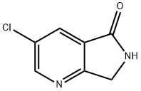 5H-Pyrrolo[3,4-b]pyridin-5-one, 3-chloro-6,7-dihydro- Struktur