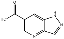 1H-Pyrazolo[4,3-b]pyridine-6-carboxylicacid Struktur