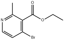 4-broMo-2-Methylnicotinic acid ethyl ester Struktur